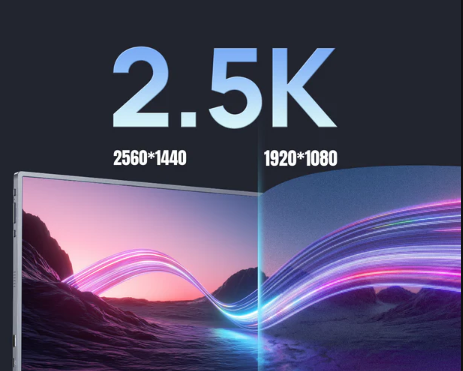 Z3FC 2.5K QHD 2560x1440 versus 1920x1080 resolution comparison